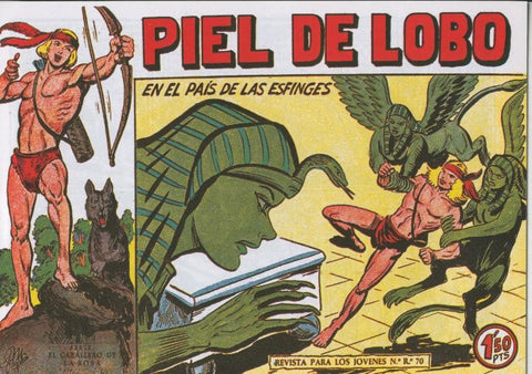 Piel de Lobo facsimil numero 80: En el pais de las esfinges