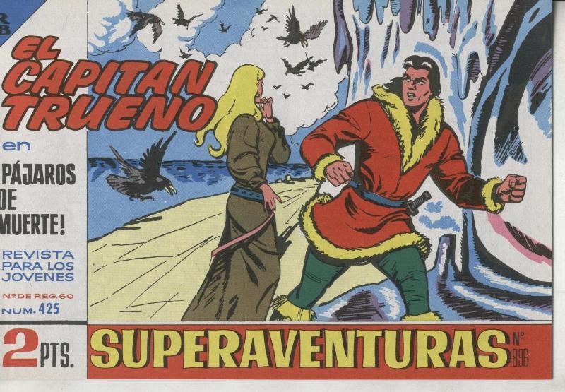 El Capitan trueno facsimil numero 425: Pajaros de muerte