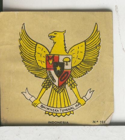 Cromos: Paises del Mundo ? : Indonesia numerado 185
