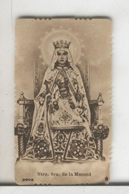 Estampa Virgen Ntra Sra de la Merced
