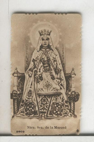 Estampa Virgen Ntra Sra de la Merced