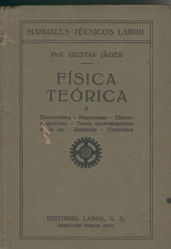 Fisica teorica, tomo I