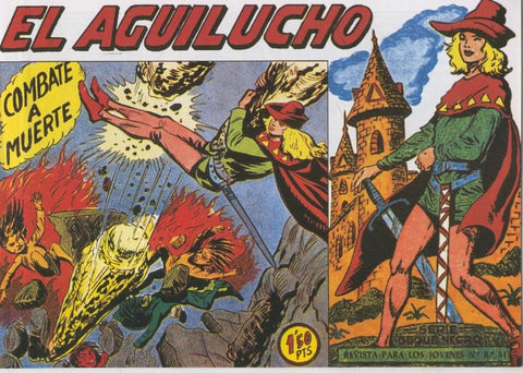 El Aguilucho, facsimil numero 18: Combate a muerte