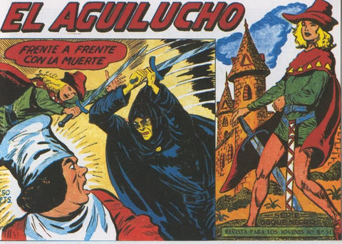 El Aguilucho, facsimil numero 23: Frente a frente con la muerte