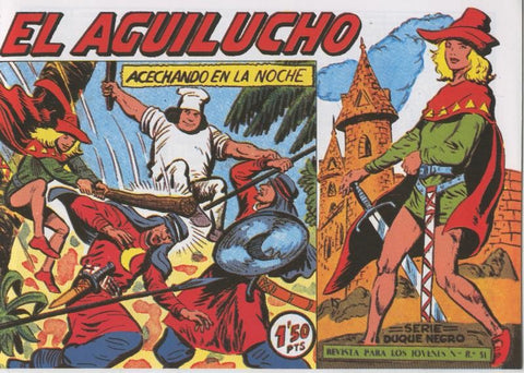 El Aguilucho, facsimil numero 46: Acechando en la noche