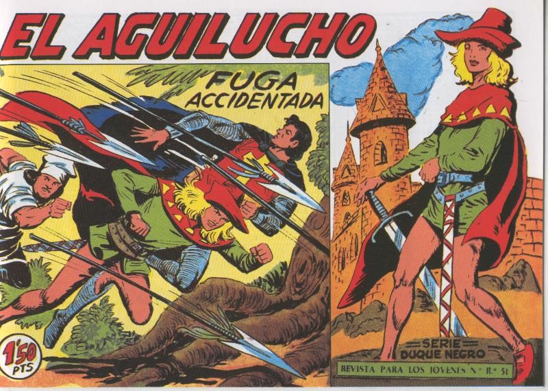 El Aguilucho, facsimil numero 56: Fuga accidentada