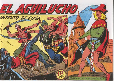 El Aguilucho, facsimil numero 60: Intento de fuga