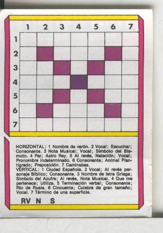 Cromo: Quien dijo, coleccion recreativa de chocolates Torras numero 01