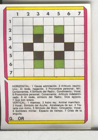Cromo: Quien dijo, coleccion recreativa de chocolates Torras numero 05