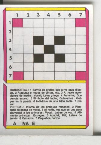 Cromo: Quien dijo, coleccion recreativa de chocolates Torras numero 08