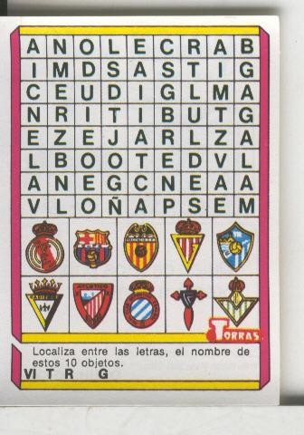 Cromo: Quien dijo, coleccion recreativa de chocolates Torras numero 21
