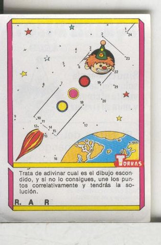 Cromo: Quien dijo, coleccion recreativa de chocolates Torras numero 43