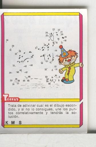 Cromo: Quien dijo, coleccion recreativa de chocolates Torras numero 45