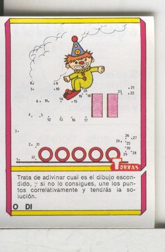 Cromo: Quien dijo, coleccion recreativa de chocolates Torras numero 51