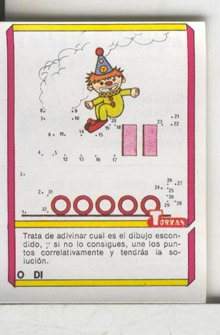 Cromo: Quien dijo, coleccion recreativa de chocolates Torras numero 51