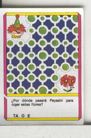 Cromo: Quien dijo, coleccion recreativa de chocolates Torras numero 53