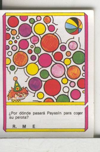 Cromo: Quien dijo, coleccion recreativa de chocolates Torras numero 54