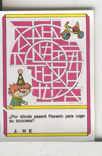 Cromo: Quien dijo, coleccion recreativa de chocolates Torras numero 56