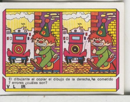 Cromo: Quien dijo, coleccion recreativa de chocolates Torras numero 66