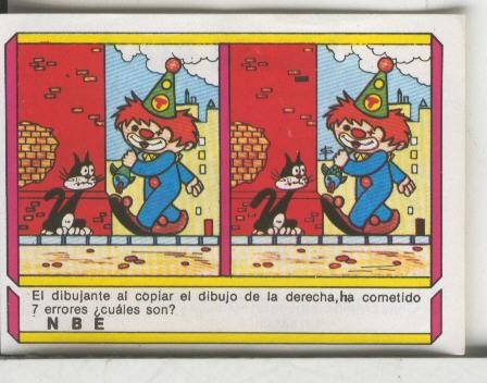 Cromo: Quien dijo, coleccion recreativa de chocolates Torras numero 70