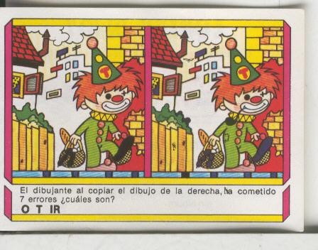 Cromo: Quien dijo, coleccion recreativa de chocolates Torras numero 73