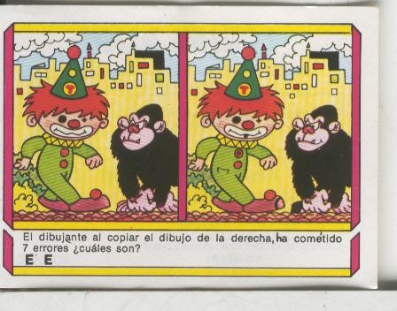 Cromo: Quien dijo, coleccion recreativa de chocolates Torras numero 75