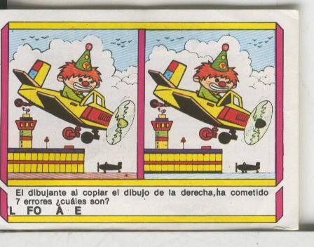 Cromo: Quien dijo, coleccion recreativa de chocolates Torras numero 79