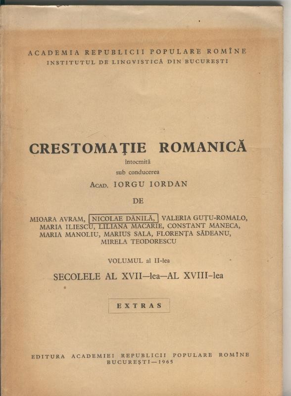 Crestomatie Romanica