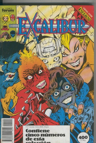 Excalibur volumen 1 retapado con los numeros 06 al 10