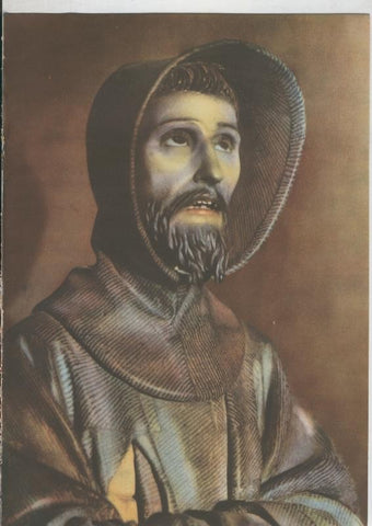 Arte Hispanico lamina numerada 047: San Francisco de Asis de Pedro de Mena