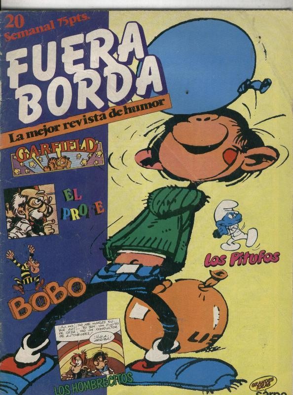 Fuera Borda numero 20 (numerado 1 en trasera)