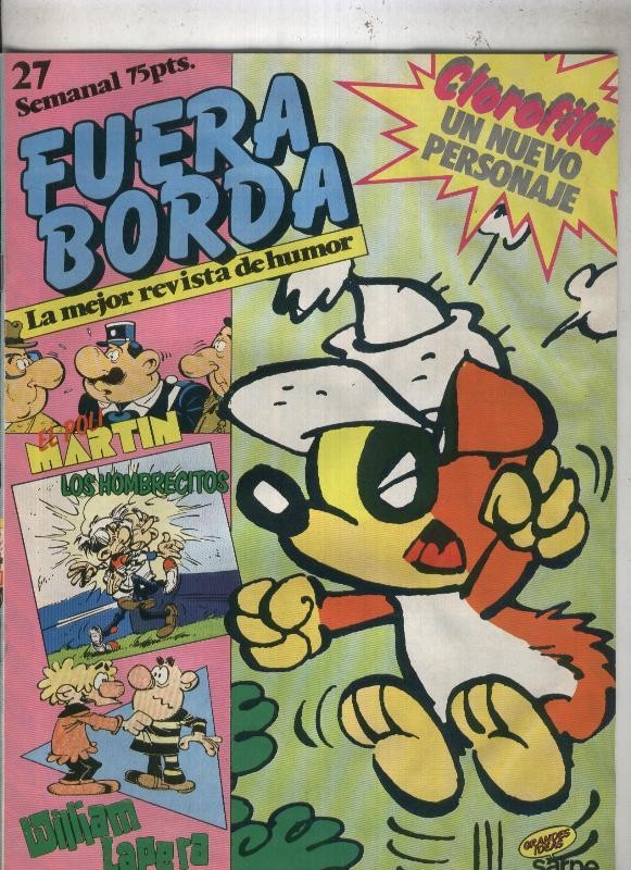 Fuera Borda numero 27 FALTA el poster central (numerado 1 en trasera)