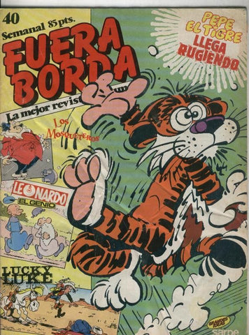 Fuera Borda numero 40 FALTA el poster central (numerado 1 en trasera)