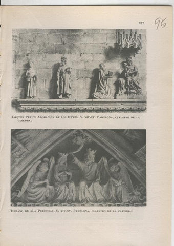 Arte Hispanico lamina numerada 095: Jacques Preut: Adoracion de los Reyes 