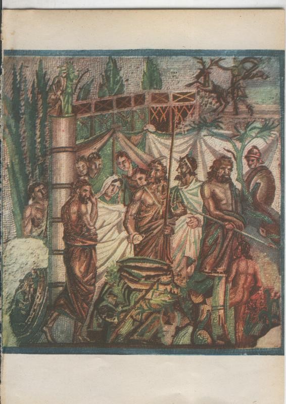 Arte Hispanico lamina numerada 112: Sacrificio de Ifigenia