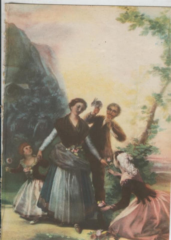 Arte Hispanico lamina numerada 132: Goya: Las Floreras