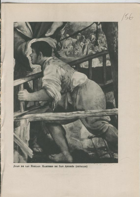 Arte Hispanico lamina numerada 156: Juan de las Roelas: martirio de San Andres
