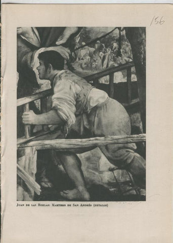 Arte Hispanico lamina numerada 156: Juan de las Roelas: martirio de San Andres