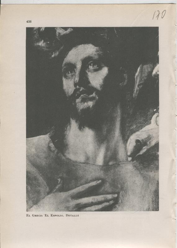 Arte Hispanico lamina numerada 170: El Greco: El espolio