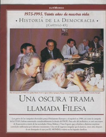 Historia de la Democracia 1975-1995: fasciculo numero 45: Una oscura trama llamada Filesa