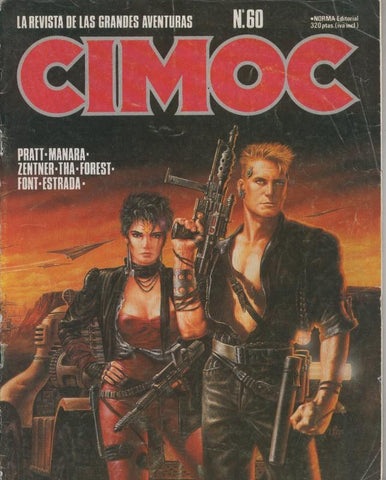 Cimoc revista numero 060: Jann Polynesia de Alfonso Font, Verano Indio de Manara, 