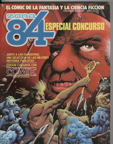 Toutain: Zona 84 y Ilustracion + Comic especial concurso 1986