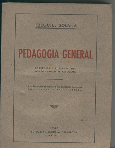 Pedagogia general