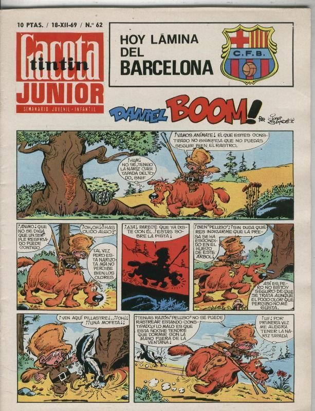 Gaceta Junior numero 62: poster del Barcelona