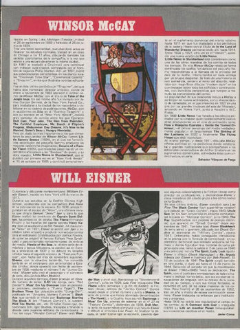 Historia de los Comics: Ficha de Winsor McCay y Will Eisner