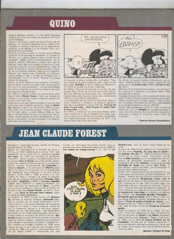 Historia de los Comics: Ficha de  Quino y Jean Claude Forest