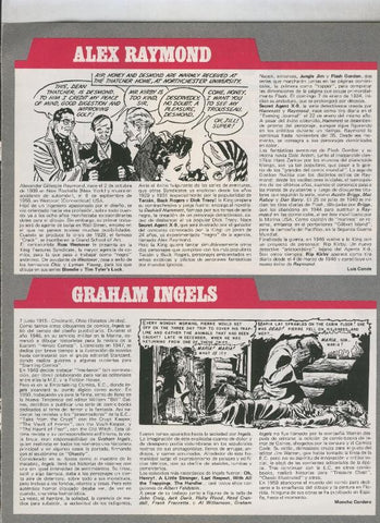 Historia de los Comics: Ficha de Alex Raymond y Graham Ingels