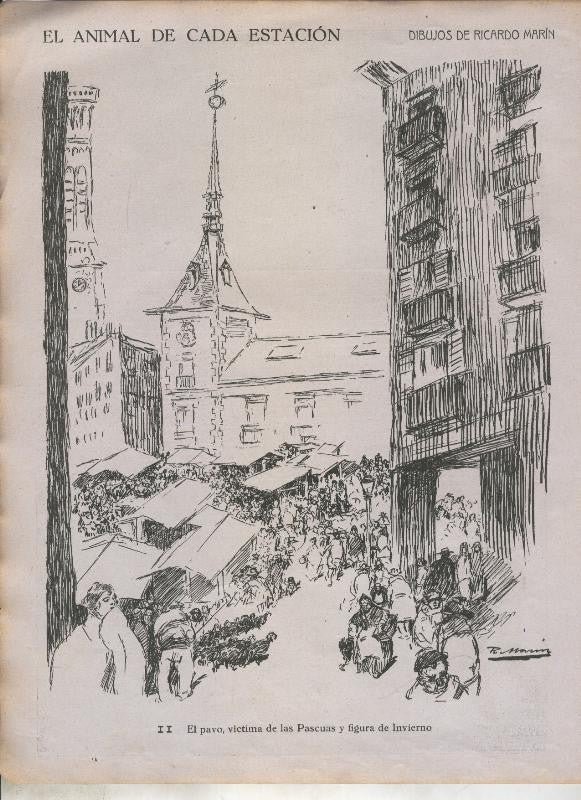 Nuevo Mundo numero 1512 del 12.1.1923:  Ilustracion de Ricardo Marin