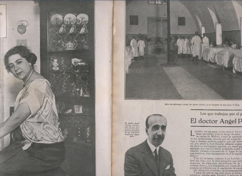 Nuevo Mundo numero 1512 del 12.1.1923:  Candida Suarez y Doctor Angel Pulido Martin