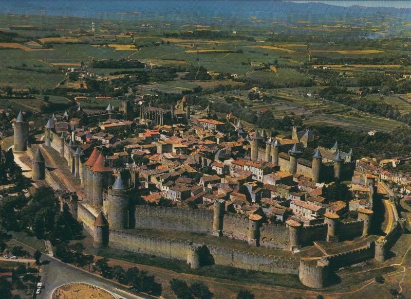 Postal Cite de Carcassone, Francia